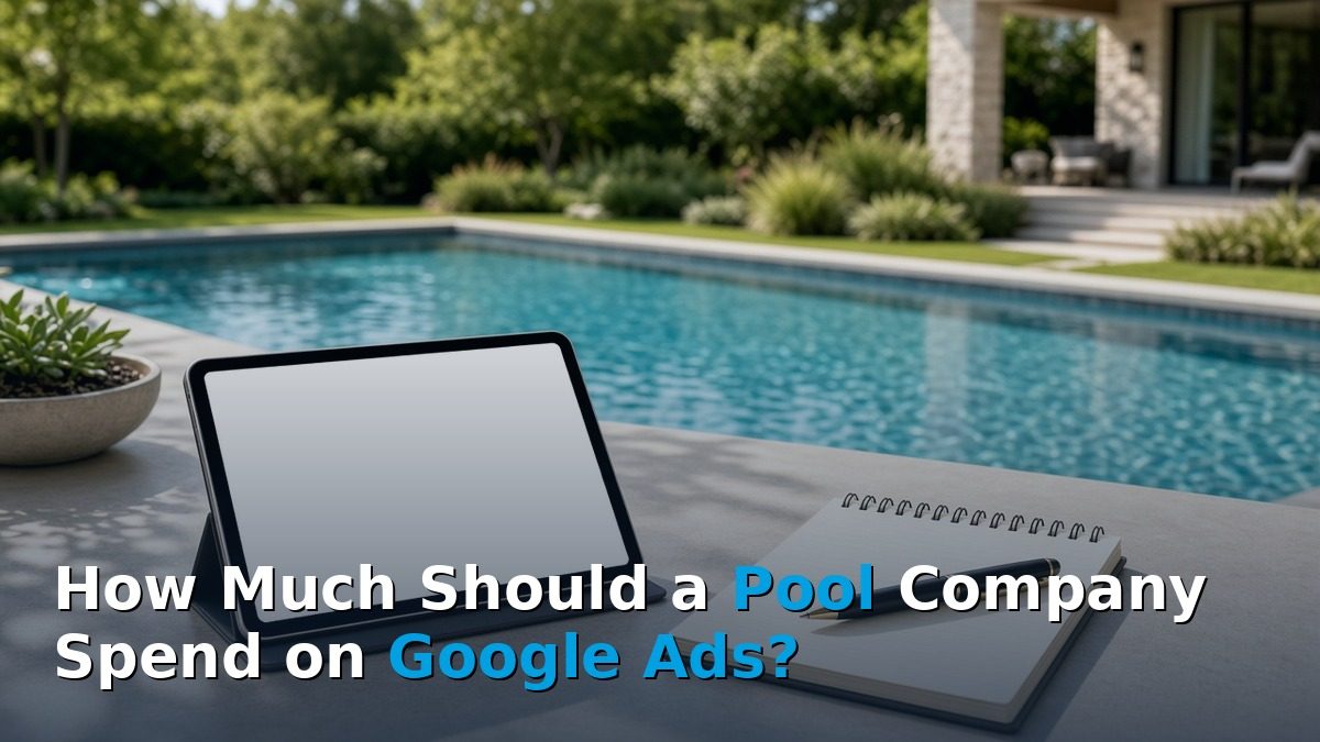 Ostmen cover: how much a pool company should spend on Google Ads