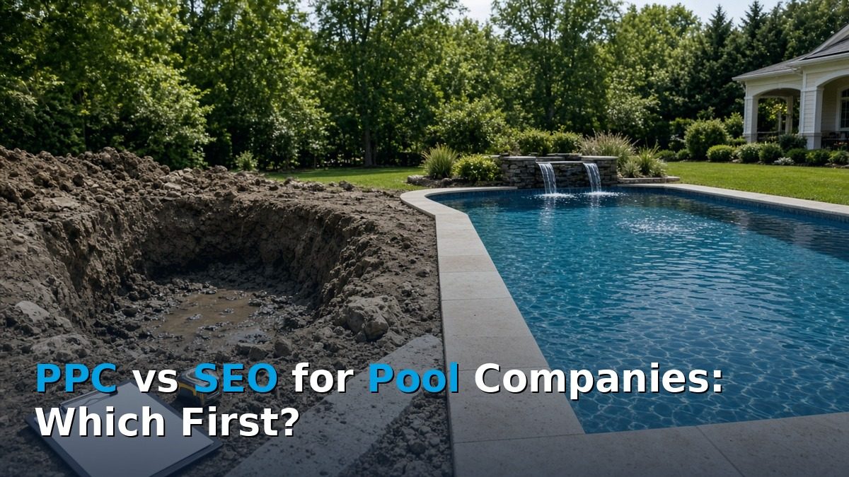 Ostmen cover: PPC vs SEO for pool companies