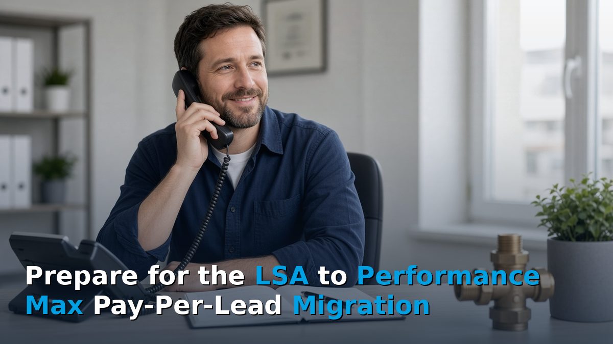 Prepare for the LSA to Performance Max pay-per-lead migration