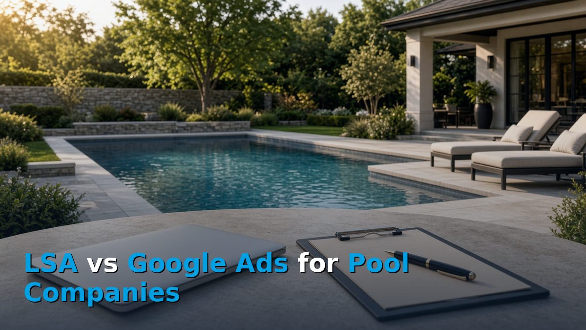 LSA vs Google Ads for pool companies